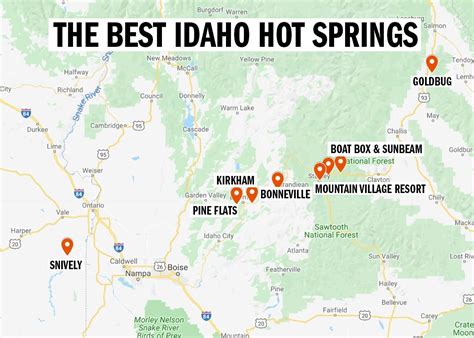 Benefits of using MAP Map Of Idaho Hot Springs
